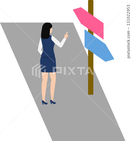 人生的轉捩點插畫 131022953