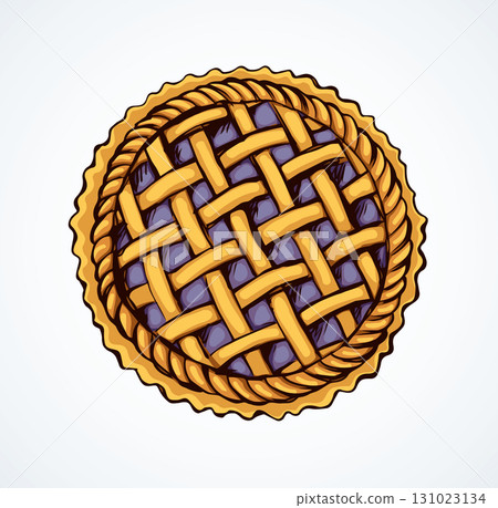 Pie. Vector drawing 131023134