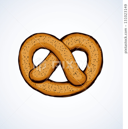 Pretzel. Vector drawing Pretzel. Vector drawing 131023149
