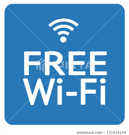 免費 Wi-Fi 標記、簡單插圖、圖示、標記、顯示、指南、象形圖、標誌 131024234