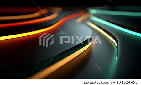 Glowing blue tech grid on a dark background, giving a high-tech digital interface feel. Great for IT, data, and tech-focused designs. 131024453