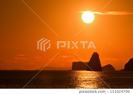 五島灘、角木灘和大角灘的夜景 131024700