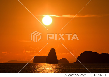 五島灘、角木灘和大角灘的夜景 131024701