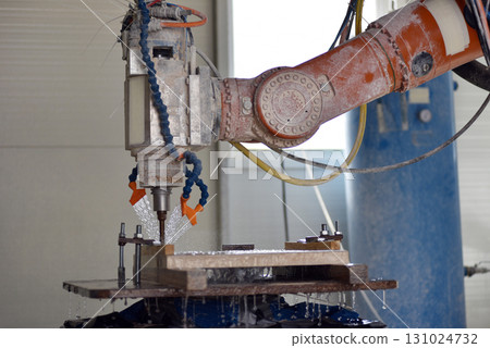 3D robotic relief milling in stone 3D robotic relief milling in stone 131024732