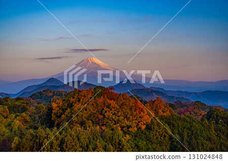 [Shizuoka] Mt. Fuji seen from Katsuragi in autumn 131024848
