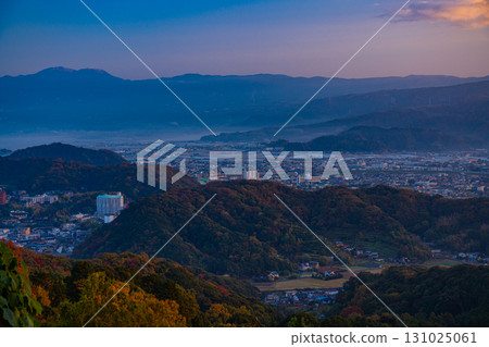 【靜岡縣】秋季從葛城山眺望田方平原的街道 131025061
