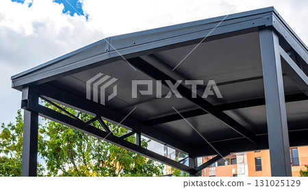 Simple and practical black polycarbonate carport (AI-generated images) Simple and practical black polycarbonate carport (AI-generated images) 131025129