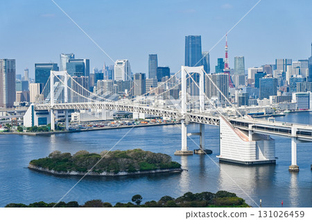 Cityscape from Odaiba, Tokyo 131026459