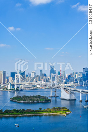 Cityscape from Odaiba in Tokyo Cityscape from Odaiba in Tokyo 131026487