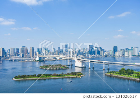Cityscape from Odaiba in Tokyo 131026517