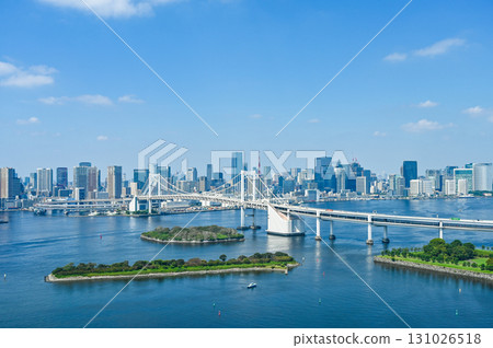Cityscape from Odaiba in Tokyo Cityscape from Odaiba in Tokyo 131026518