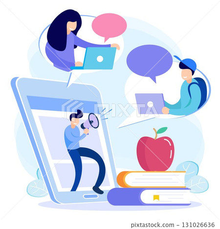Illustration vector graphic cartoon character of back to school Illustration vector graphic cartoon character of back to school 131026636