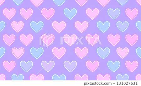 Cute heart pattern background Cute heart pattern background 131027631
