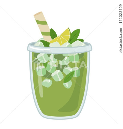 Mojito cocktail vector illustration 131028309