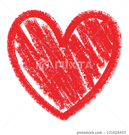 心臟插圖素材（紅色） 131028453