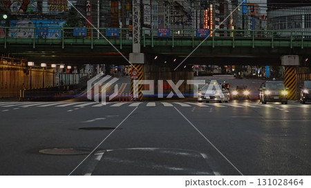 Shinjuku Dai-Gard at dawn 131028464