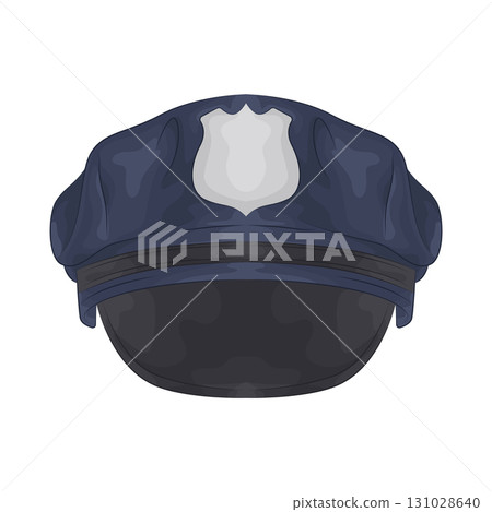 Illustration of police hat 131028640
