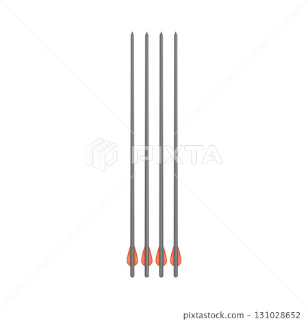 Illustration of archery arrow 131028652