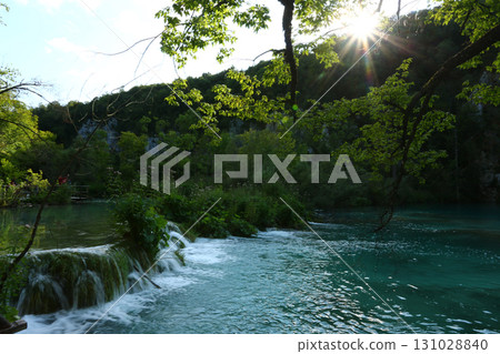 beautiful plivitce water landscapes in croatia 131028840