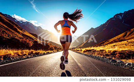 日落時分，女人們揮汗如雨地訓練，為美麗和健康奔波 131029098