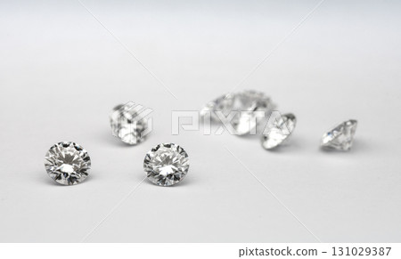 A close up of a bunch of diamonds A close up of a bunch of diamonds 131029387