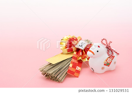 Year of the Horse New Year's materials: White Horse zodiac decorations and New Year's decorations 131029531