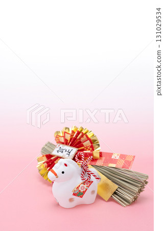 Year of the Horse New Year's materials: White Horse zodiac decorations and New Year's decorations 131029534