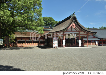 對馬神社參拜殿（愛知縣對馬市） 131029646