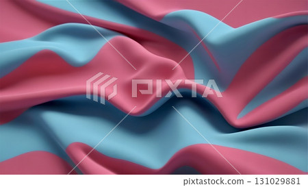 3d rendering of a smooth elegant pink silk wave with a smooth elegant red silk cloth on a red silk 3d rendering of a smooth elegant pink silk wave with a smooth elegant red silk cloth on a red silk 131029881