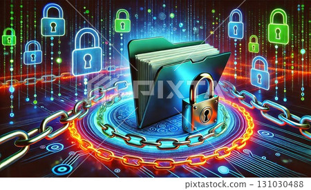 霓虹鏈的數位檔案安全性—未來保護 131030488