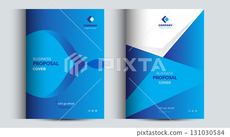 Proposal cover Design Template concepts are adept for corporate Business	 131030584