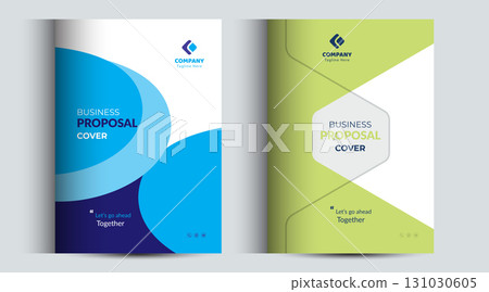 Proposal cover Design Template concepts are adept for corporate Business	 131030605