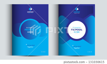 Proposal cover Design Template concepts are adept for corporate Business	 131030615