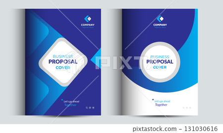 Proposal cover Design Template concepts are adept for corporate Business	 131030616