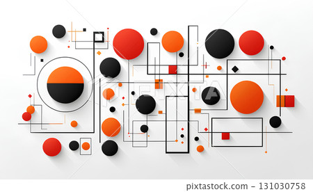 abstract background with round circles 131030758
