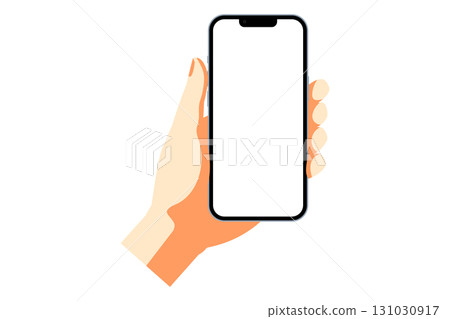 Hand with a smartphone 131030917