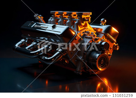 engine and other parts visible in car 131031259