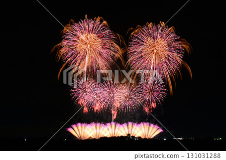 四大煙火製造商的盛宴<2025年利根川煙火節> 131031288
