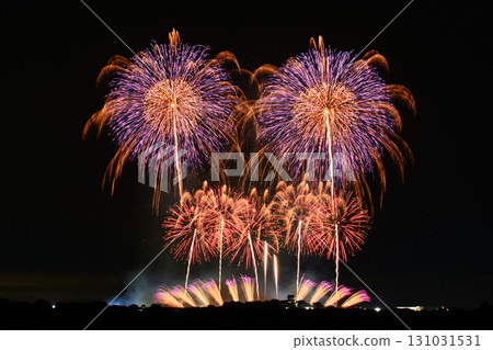 A feast of the four major fireworks makers <Tone River Fireworks Festival 2025> 131031531