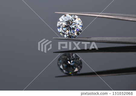 A diamond is on a piece of jewelry 131032068