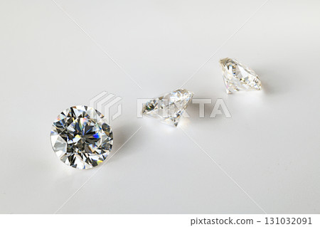 Diamonds on The White Background 131032091