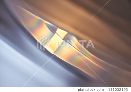 Abstract light reflection with prismatic colors on smooth surface Abstract light reflection with prismatic colors on smooth surface 131032193