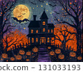 萬聖節背景 131033193