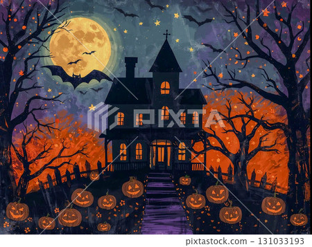 萬聖節背景 131033193