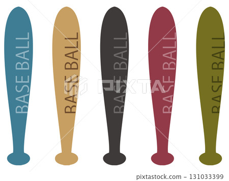 Baseball bats available in 5 different colors Baseball bats available in 5 different colors 131033399