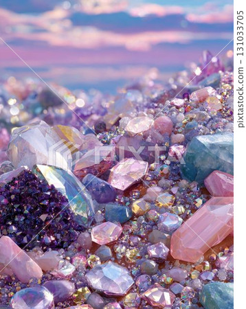 閃閃發光的寶石幻想背景 131033705