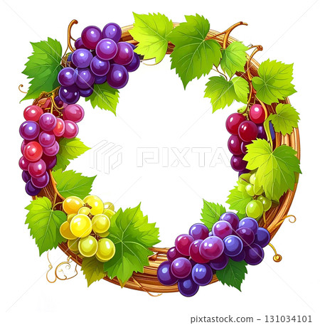 各種葡萄花環 131034101