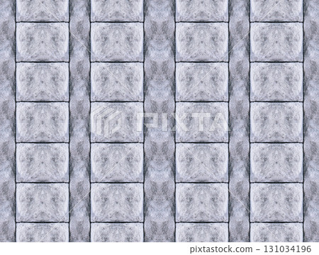 stone pattern vertical row cobble symmetrical pattern. Geometric 131034196