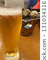 Enjoy a cold beer with grilled turban shells 131034316