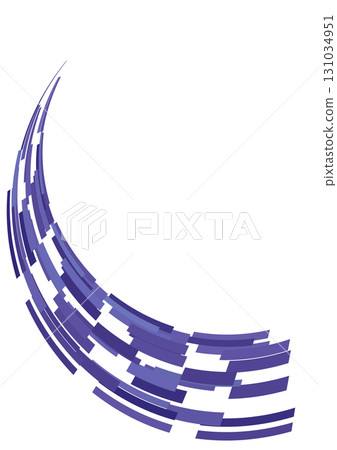 Blue digital wavy wave background A4 flyer cover design White background Vector png transparent 131034951